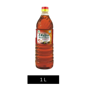 Dhara Kachi Ghani Mustard Oil 1 l