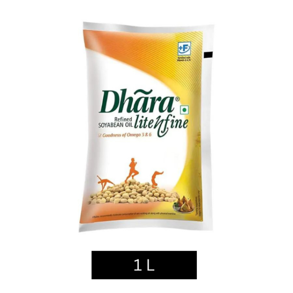 Dhara Lite N Fine Refined Soyabean Oil