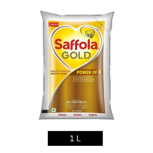 Saffola Gold Power of 3 Refined Blended Cooking Oil