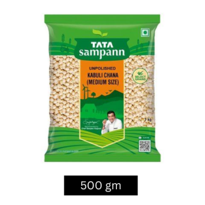 Tata Sampann Unpolished Kabuli Chana (Medium Size) (500g)