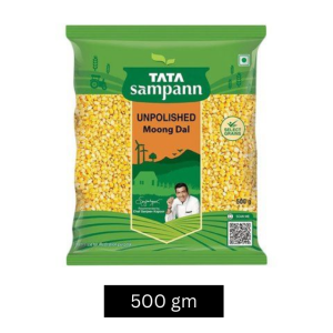 Tata Sampann Unpolished Yellow Moong Dal (Dhuli) Split