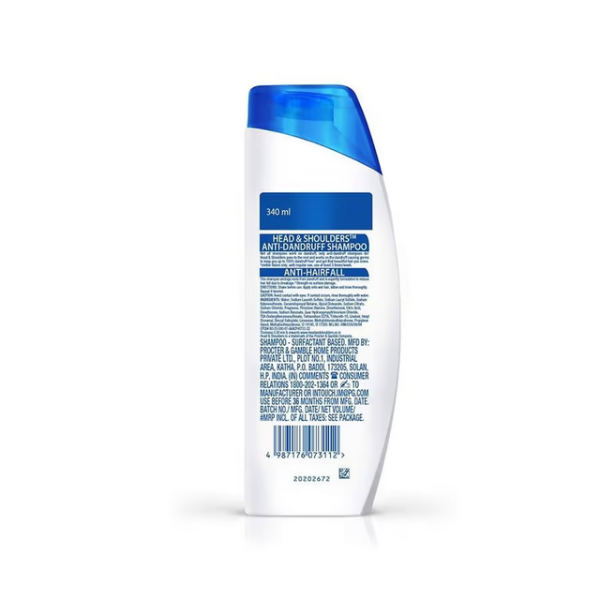 Head & Shoulders Anti Hairfall, Anti Dandruff Shampoo 340 ml - Image 2