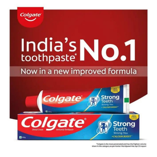 Colgate Strong Teeth Anticavity Toothpaste (150 g) - Image 3