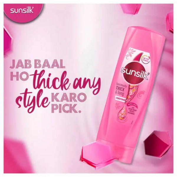 Sunsilk Lusciously Thick & Long Nourishing Conditioner 180 ml - Image 3