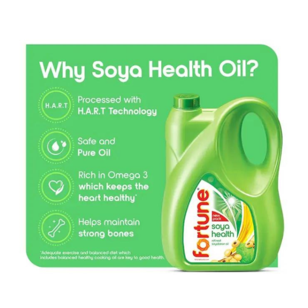 Fortune Soya Health Refined Soyabean Oil - Image 3