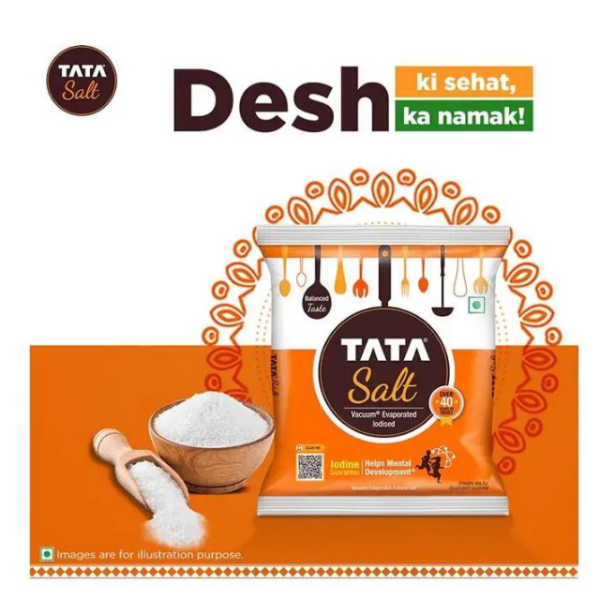 Tata Salt (Vacuum Evaporated Iodised Salt) - Image 3