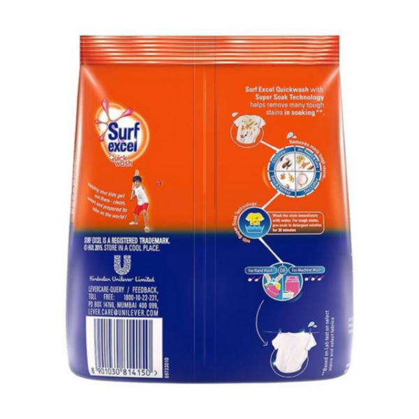 Surf Excel Quick Wash Detergent Powder (1kg) - Image 2