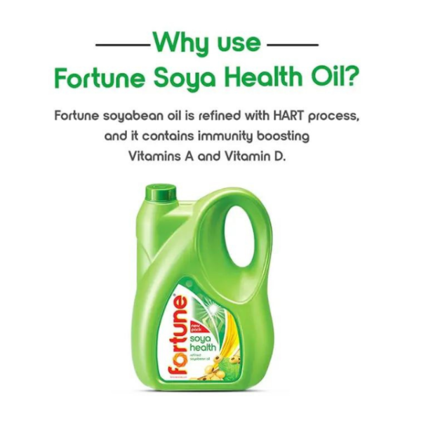 Fortune Soya Health Refined Soyabean Oil - Image 4