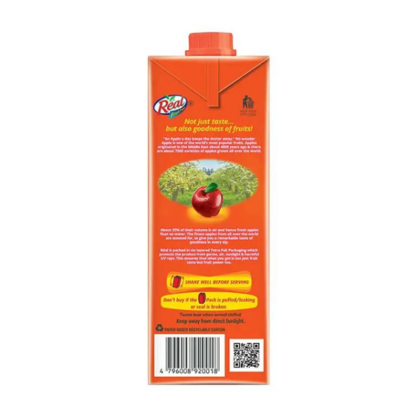 Real Fruit Power Apple Juice 1 l - Image 4