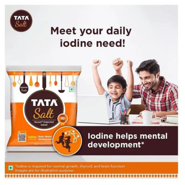 Tata Salt (Vacuum Evaporated Iodised Salt) - Image 4