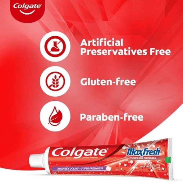 Colgate MaxFresh Gel Toothpaste (Spicy Fresh) - Image 5