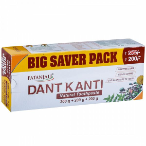 big saver pack patanjali dant kanti natural tootpaste